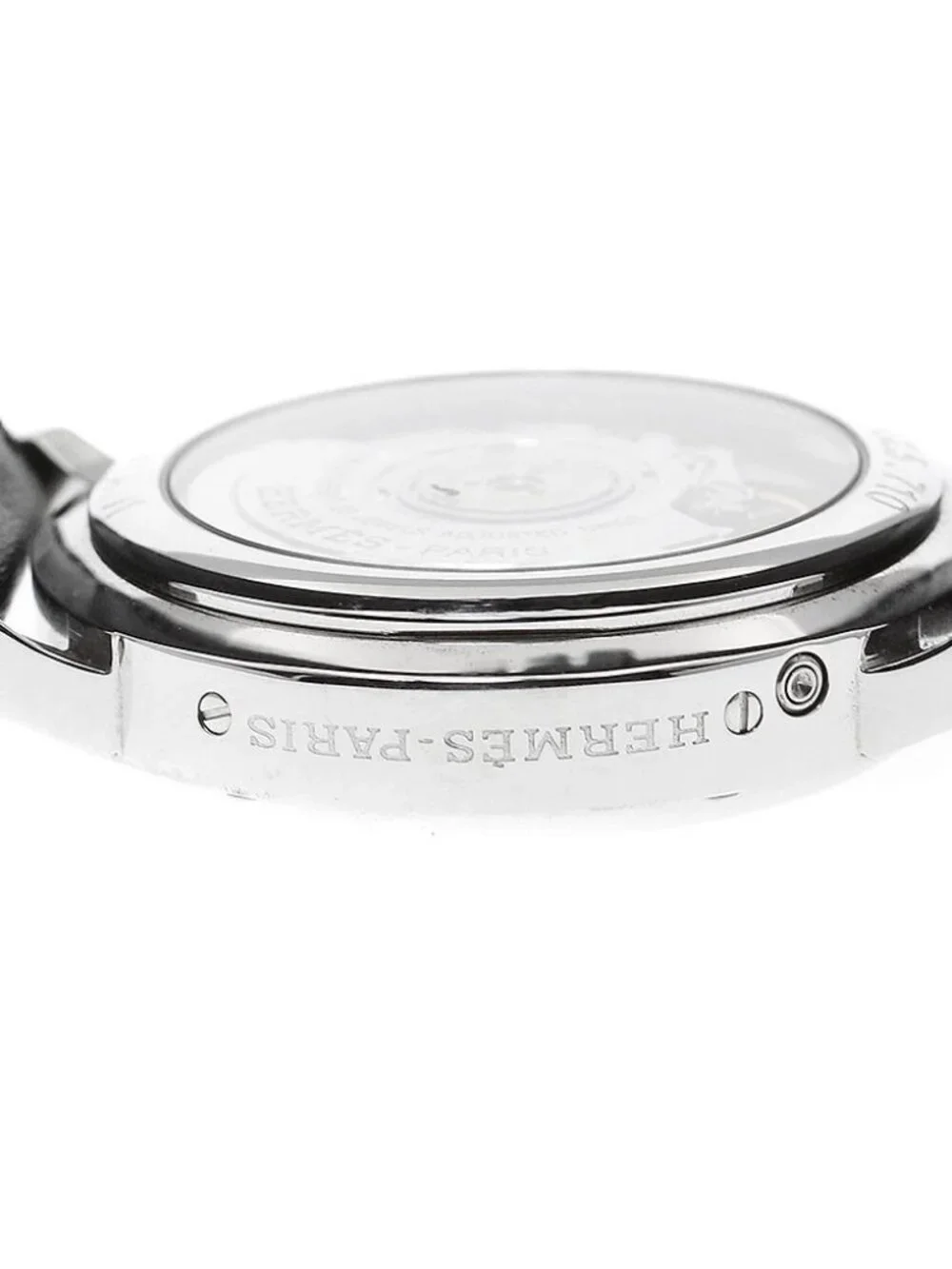 HERMES Clipper CL5.710 Date GMT white Dial Automatic Men's Watch_906240